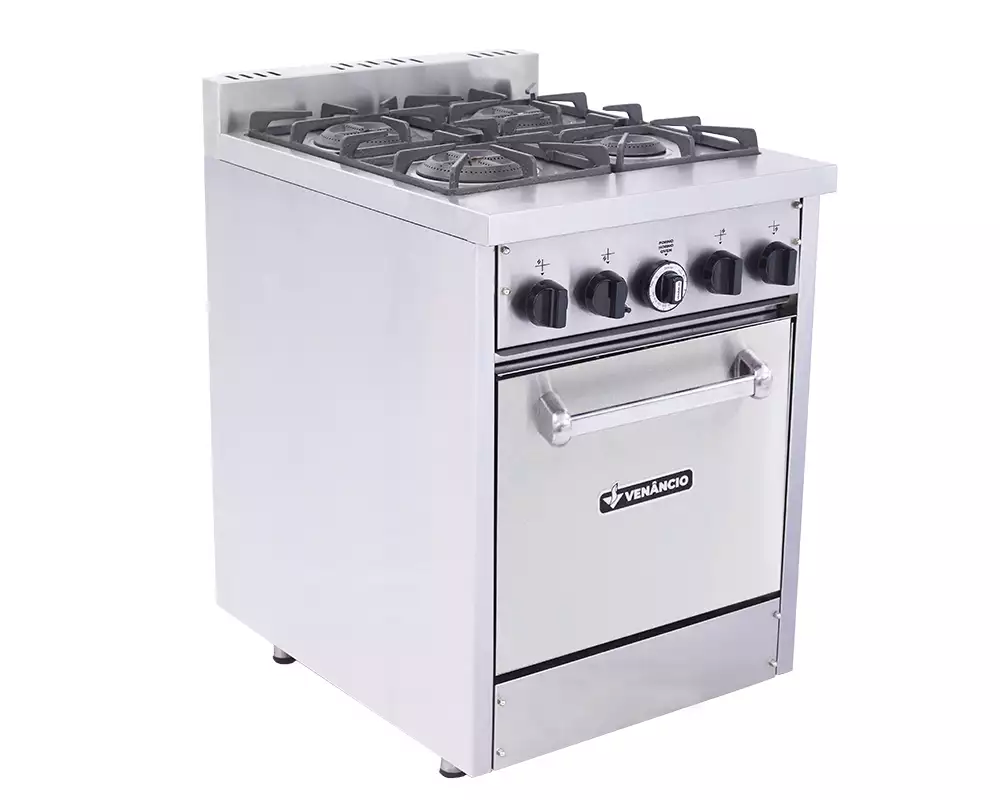 Fogão Don Bidone com Forno de 4 Queimadores