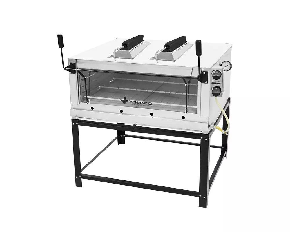 Forno de Lastro Roma Gás Inox Com Infravermelho FIRIV90