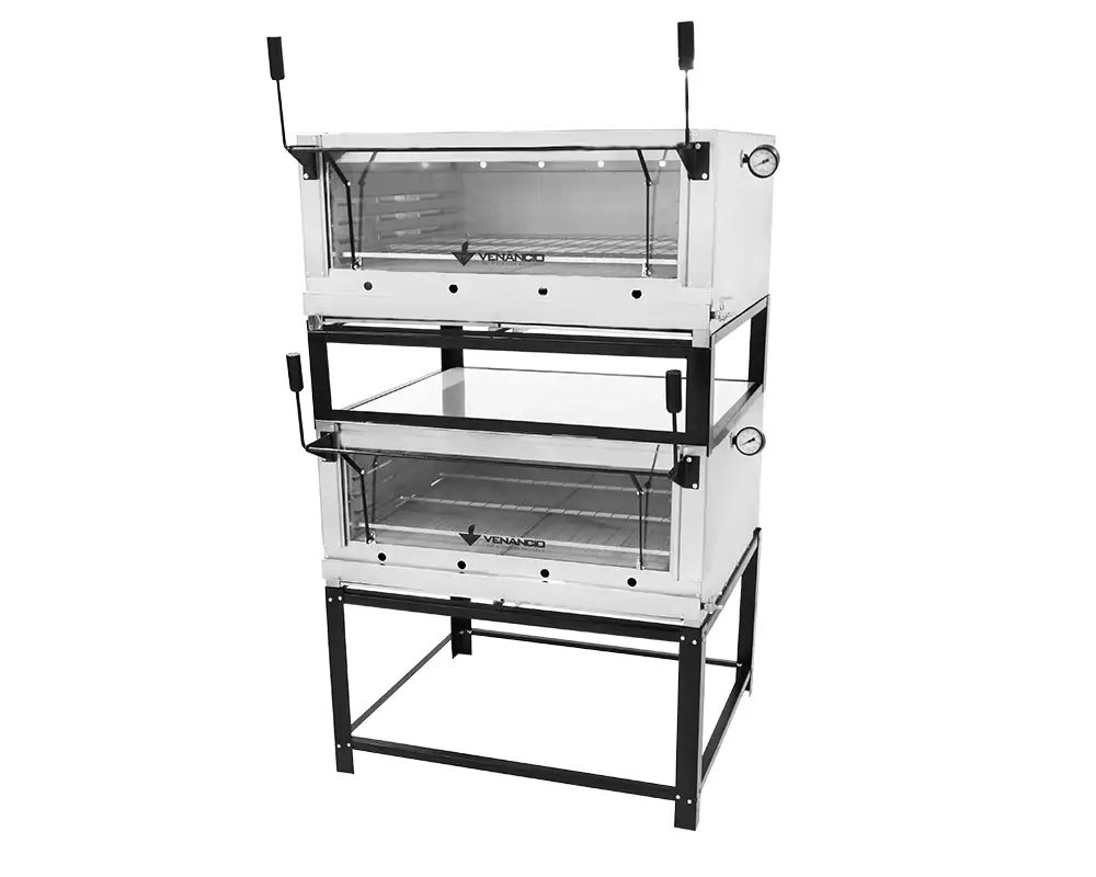 Forno de Lastro Roma Gás Inox Duplo FIRIDI90/ FIRIDS90