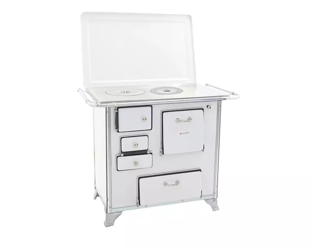 Cocina a Leña Tradicional N.° 02 con Gabinete y Puerta Simple