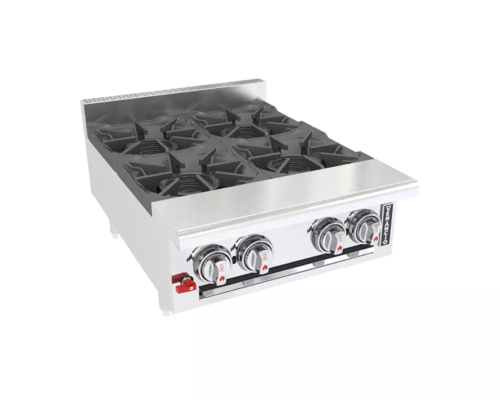 Fogão Profissional de Mesa 4 Queimadores – Genesis Venâncio 24”