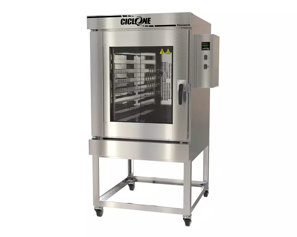 Forno Industrial Turbo Ciclone Elétrico 8 Esteiras