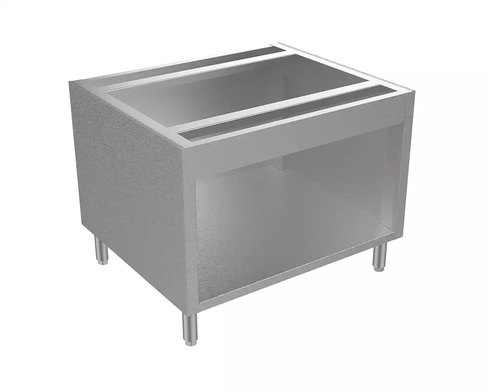Cavalete Base de Apoio Gabineter para Cocção – Linhas Restaurant e Genesis - Aberto - 36