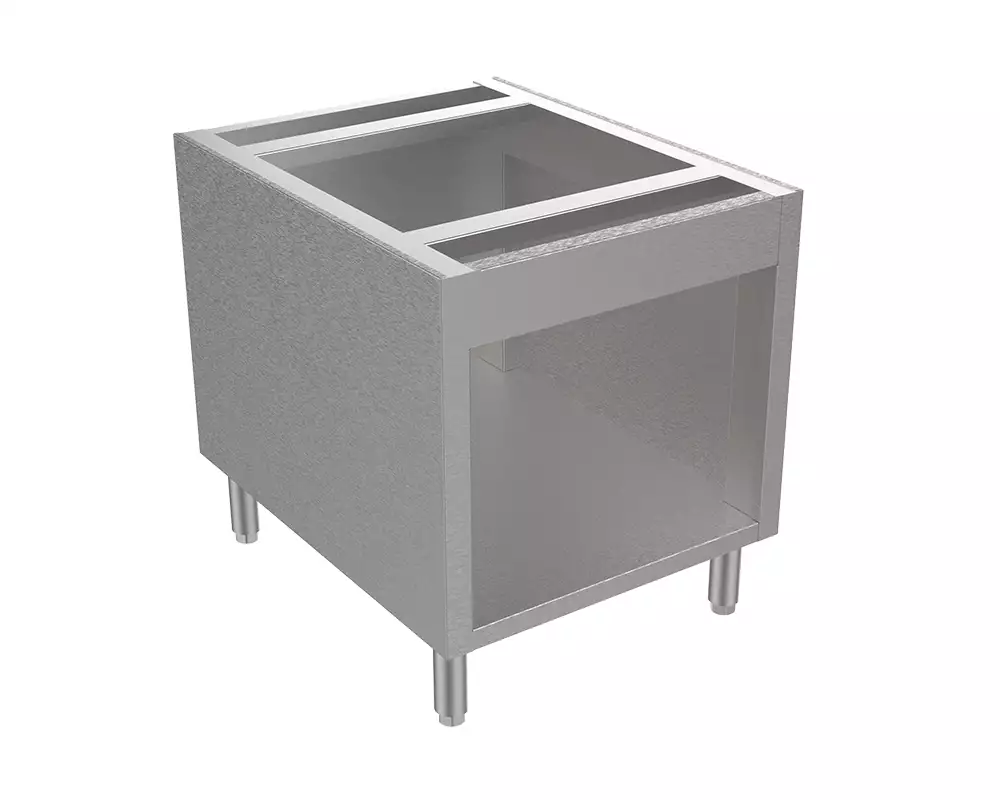 Cavalete Base de Apoio Gabineter para Cocção – Linhas Restaurant e Genesis - Aberto  - 24