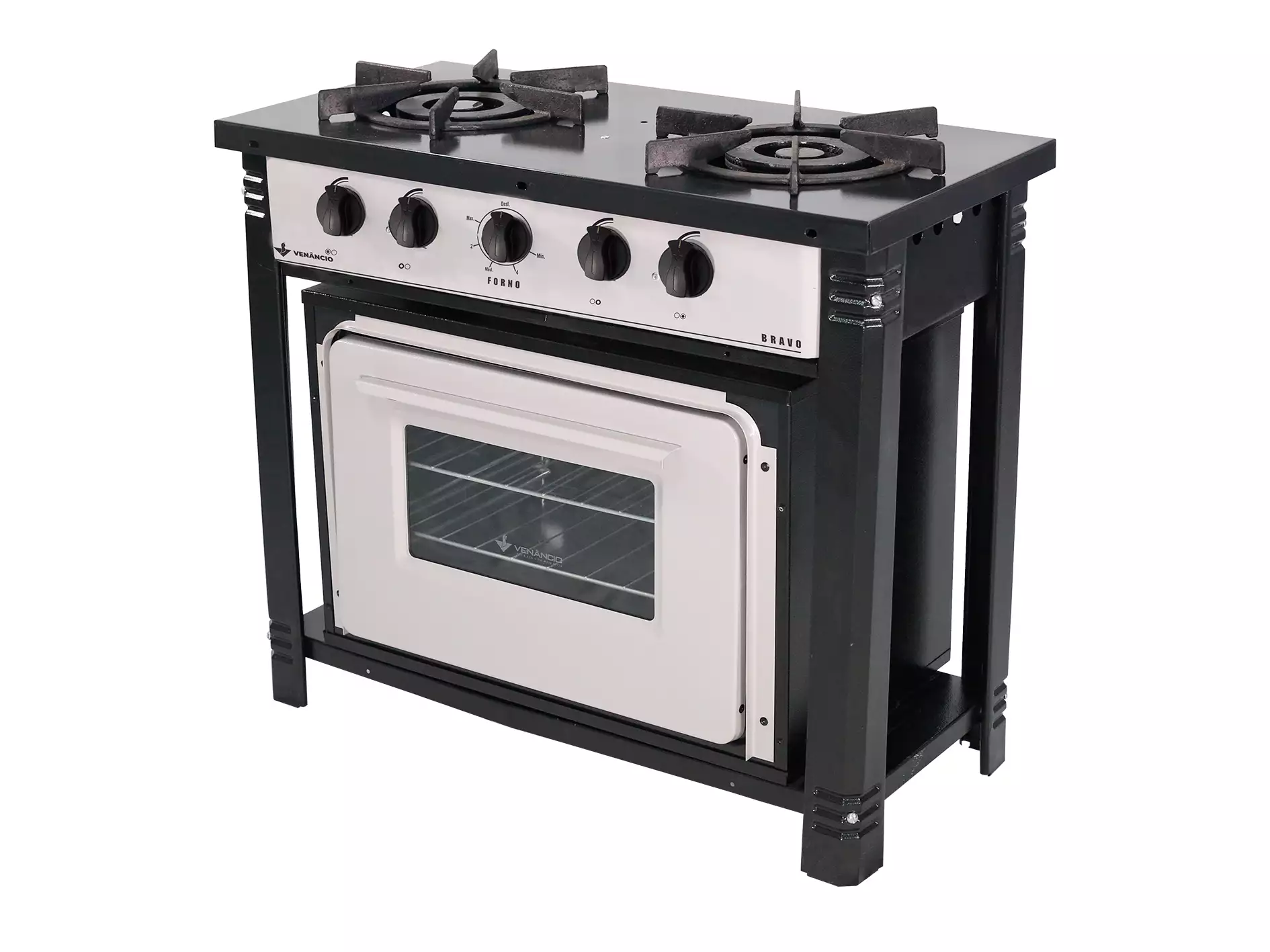 Fogão Bravo 2 Queimadores com Forno
