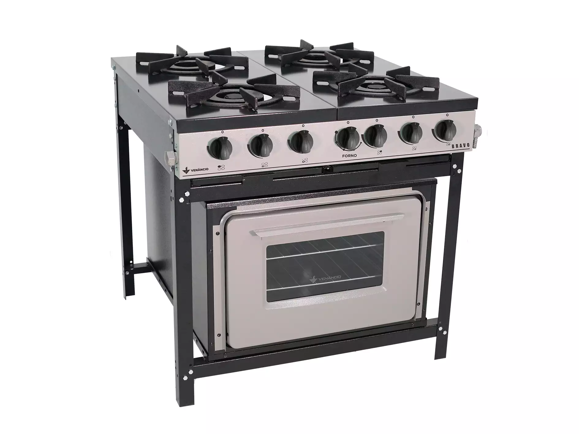 Fogão Bravo 4 Queimadores com Forno