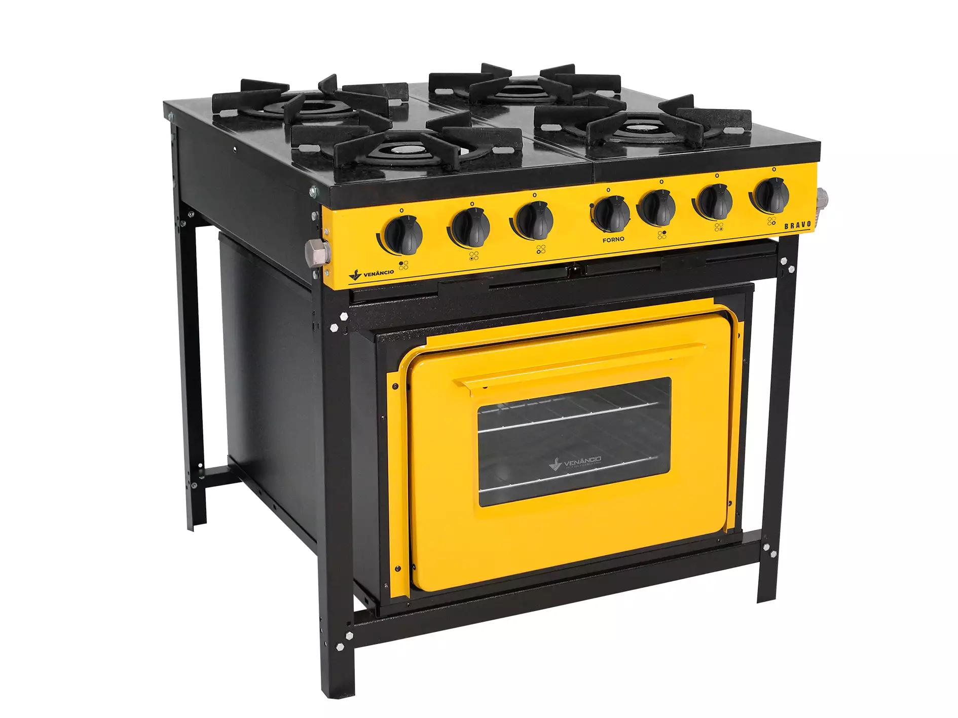 Fogão Bravo 4 Queimadores com Forno