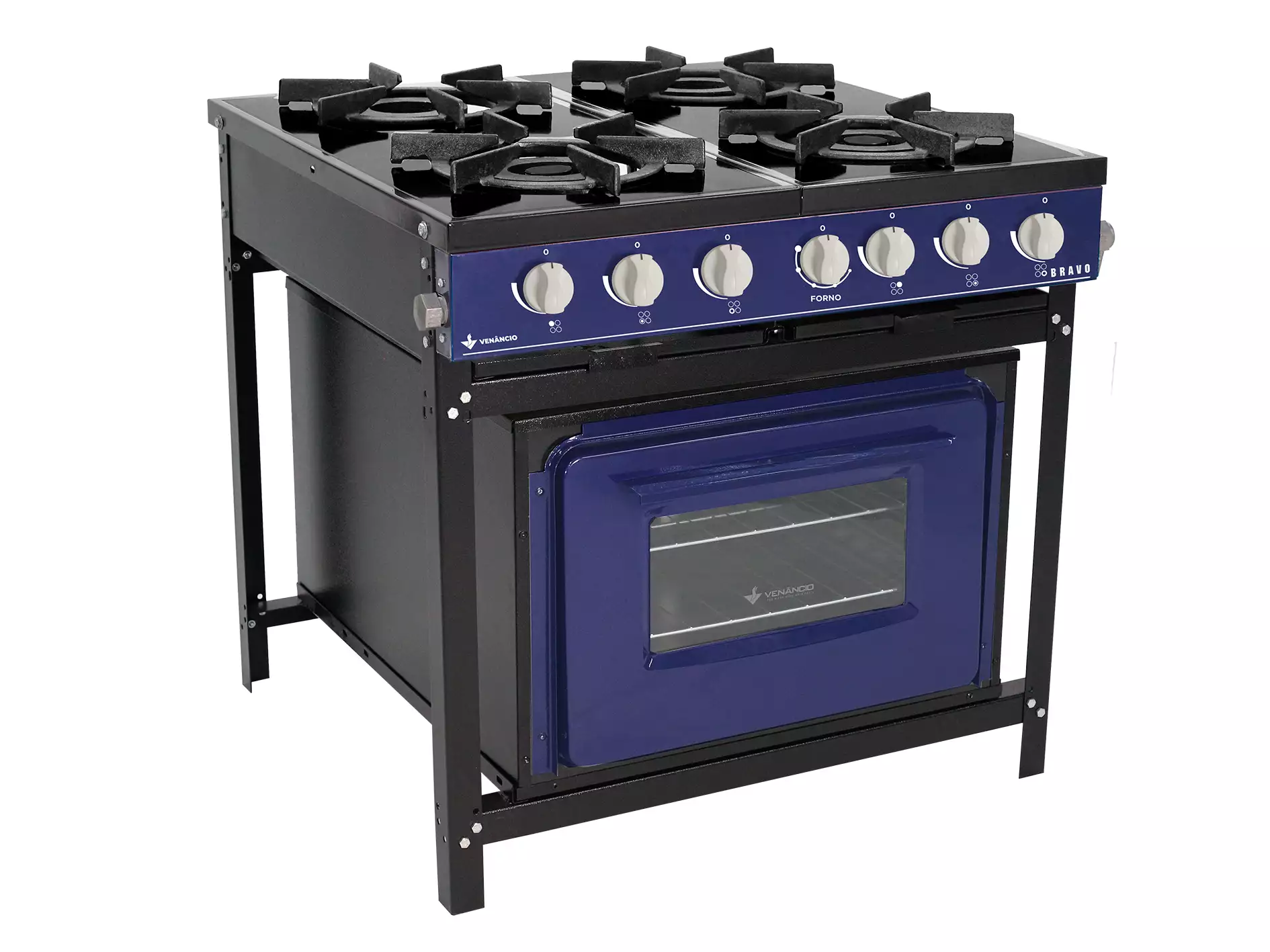 Fogão Bravo 4 Queimadores com Forno