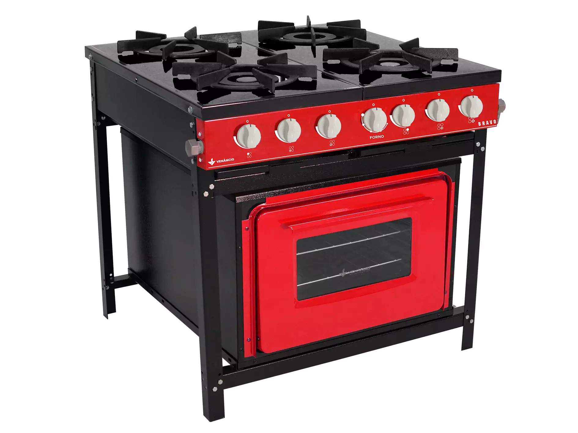 Fogão Bravo 4 Queimadores com Forno