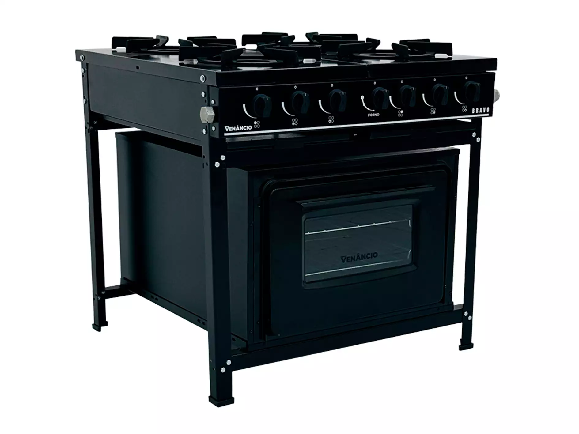Fogão Bravo 4 Queimadores com Forno