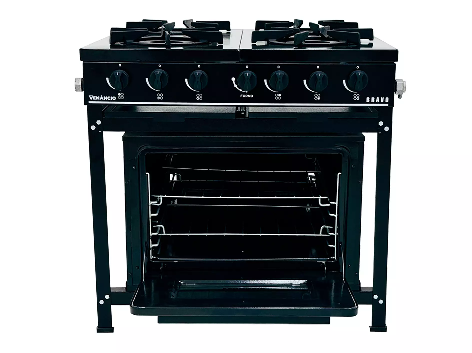 Fogão Bravo 4 Queimadores com Forno