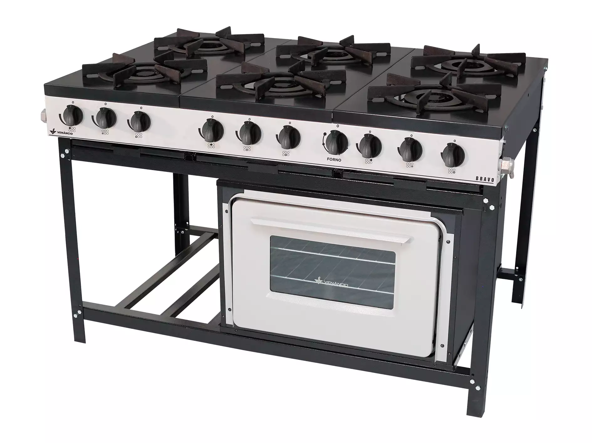 Fogão Bravo 6 Queimadores com Forno